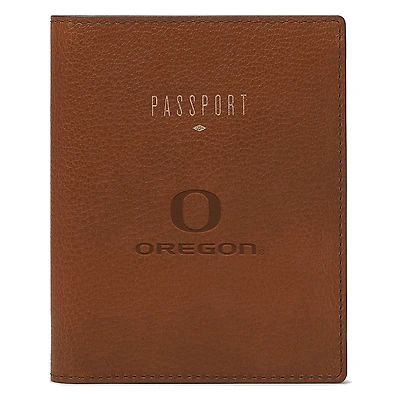 Fossil Brown Oregon Ducks Travel RFID Passport Case