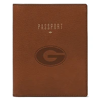 Fossil  Brown Georgia Bulldogs Travel RFID Passport Case