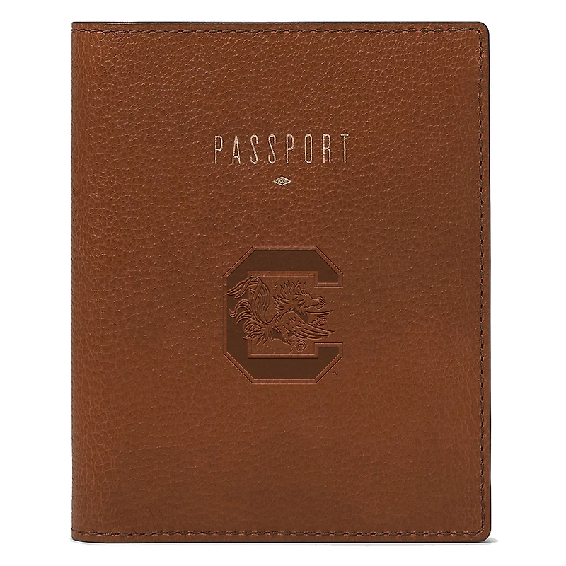 Fossil  Brown South Carolina Gamecocks Travel RFID Passport Case