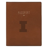 Fossil  Brown Illinois Fighting Illini Travel RFID Passport Case