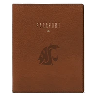Fossil  Brown Washington State Cougars Travel RFID Passport Case