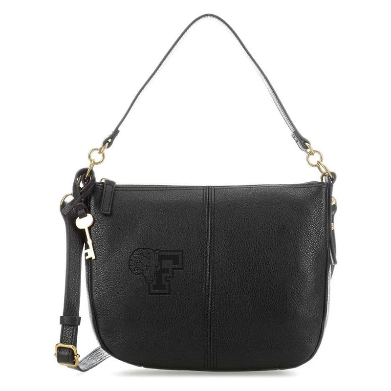 Women's Fossil  Black Fordham Rams Jolie Crossbody Bag