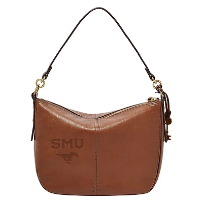 Women's Fossil  Brown SMU Mustangs Jolie Crossbody Bag