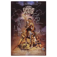 Chevy Chase and Beverly D'Angelo National Lampoon's European Vacation Autographed 11" x 17" Movie Poster