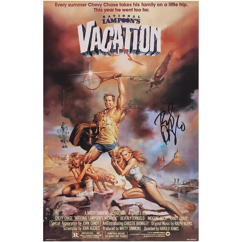 Beverly D'Angelo National Lampoon's Vacation Autographed 11" x 17" Movie Poster