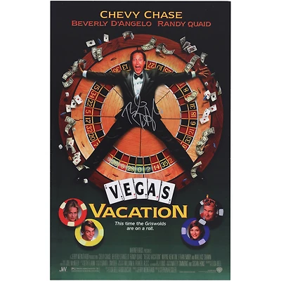 Beverly D'Angelo Vegas Vacation Autographed 11" x 17" Movie Poster