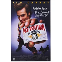 Sean Young Ace Ventura Autographed 11" x 17" Movie Poster with "Ray Finkle" Inscription
