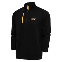 Men's Antigua  Black VCU Rams Generation Quarter-Zip Pullover Top