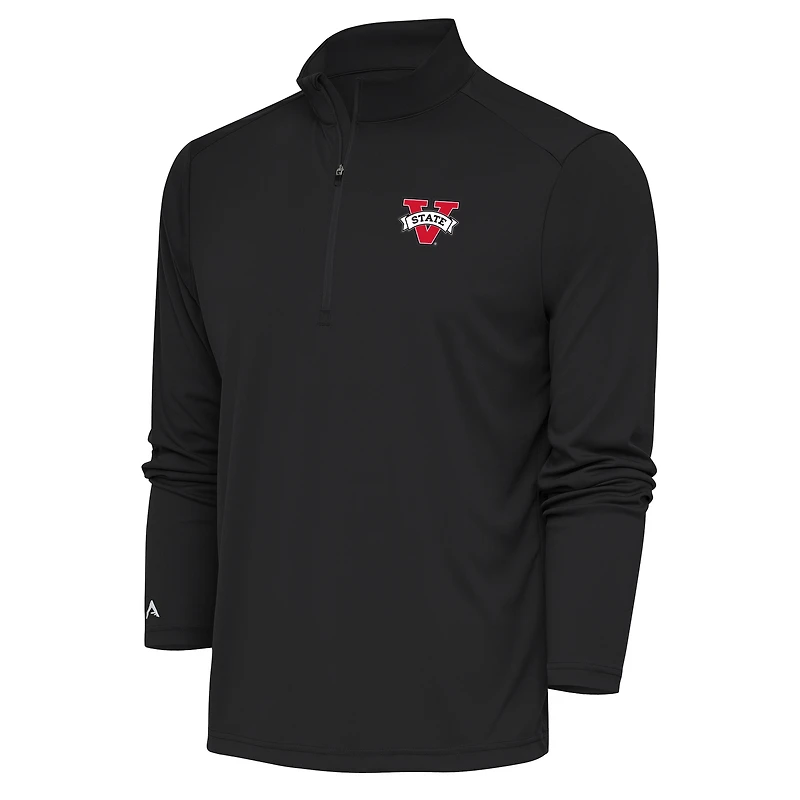 Men's Antigua  Charcoal Valdosta State Blazers Tribute Quarter-Zip Pullover Top