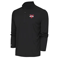 Men's Antigua  Charcoal Valdosta State Blazers Tribute Quarter-Zip Pullover Top