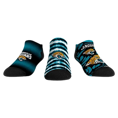 Unisex Rock Em Socks Jacksonville Jaguars Make Some Noise Three-Pack Low-Cut Socks Set