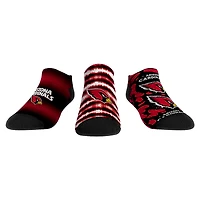 Unisex Rock Em Socks Arizona Cardinals Make Some Noise Three-Pack Low-Cut Socks Set