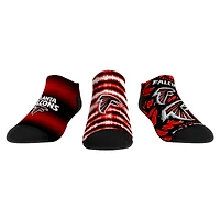 Unisex Rock Em Socks Atlanta Falcons Make Some Noise Three-Pack Low-Cut Socks Set