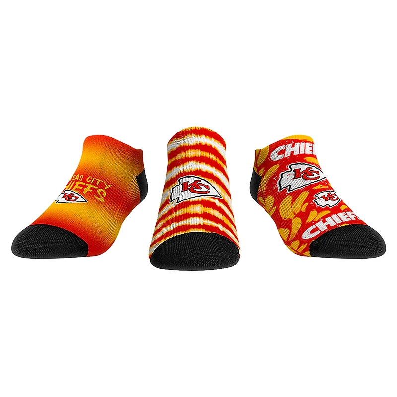 Unisex Rock Em Socks Kansas City Chiefs Make Some Noise Three-Pack Low-Cut Socks Set