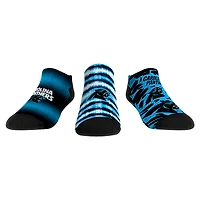Unisex Rock Em Socks Carolina Panthers Make Some Noise Three-Pack Low-Cut Socks Set