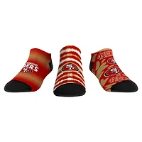 Unisex Rock Em Socks San Francisco 49ers Make Some Noise Three-Pack Low-Cut Socks Set