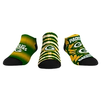 Unisex Rock Em Socks Green Bay Packers Make Some Noise Three-Pack Low-Cut Socks Set