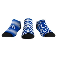 Unisex Rock Em Socks Indianapolis Colts Make Some Noise Three-Pack Low-Cut Socks Set