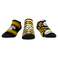 Youth Rock Em Socks Pittsburgh Steelers Make Some Noise Three-Pack Low-Cut Socks Set
