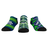Youth Rock Em Socks Seattle Seahawks Make Some Noise Three-Pack Low-Cut Socks Set