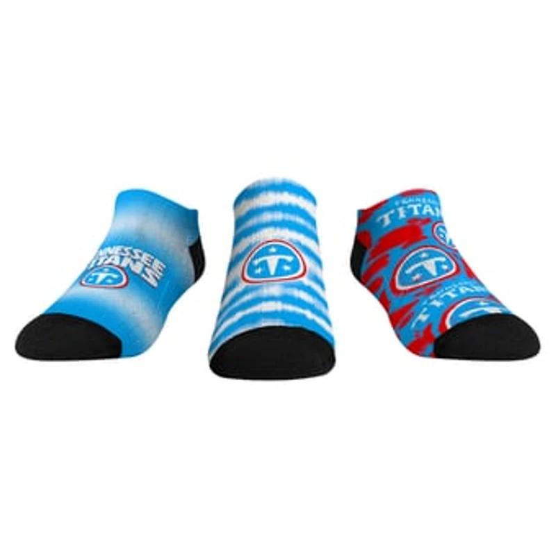 Youth Rock Em Socks Tennessee Titans Make Some Noise Three-Pack Low-Cut Socks Set