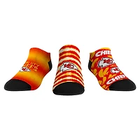 Youth Rock Em Socks Kansas City Chiefs Make Some Noise Three-Pack Low-Cut Socks Set