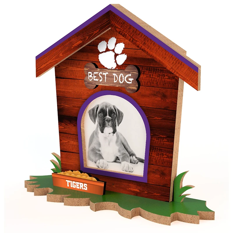 Clemson Tigers Dog House Photo Frame