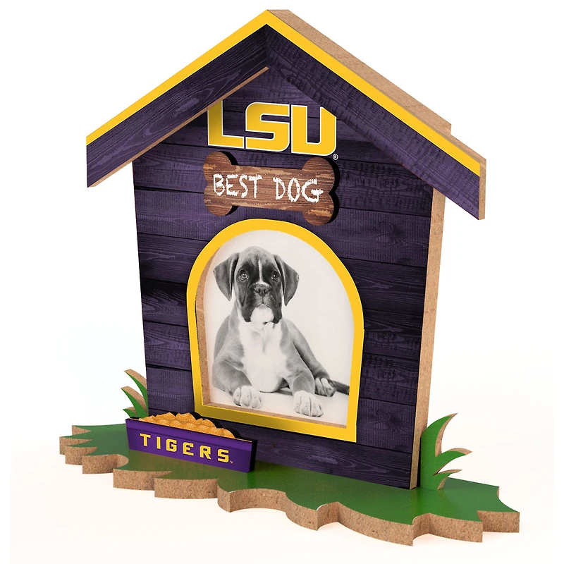 LSU Tigers Dog House Photo Frame