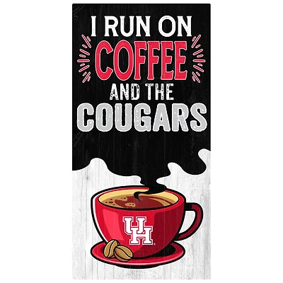 Houston Cougars 6" x 12" Coffee Wall Art