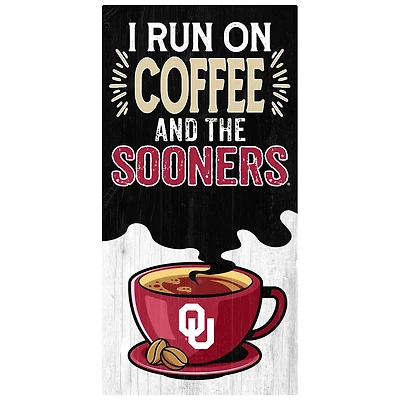 Oklahoma Sooners 6" x 12" Coffee Wall Art