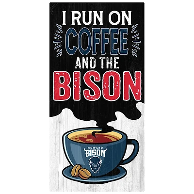 Howard Bison 6" x 12" Coffee Wall Art