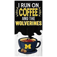 Michigan Wolverines 6" x 12" Coffee Wall Art