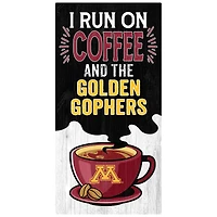 Minnesota Golden Gophers 6" x 12" Coffee Wall Art