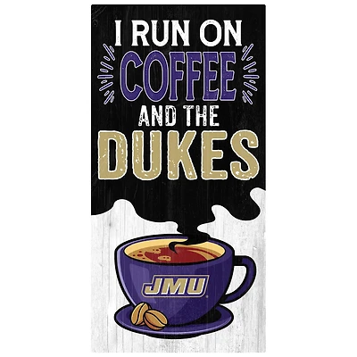 James Madison Dukes 6" x 12" Coffee Wall Art