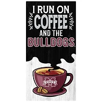 Mississippi State Bulldogs 6" x 12" Coffee Wall Art