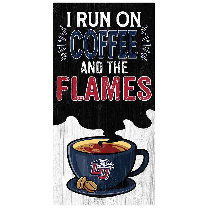 Liberty Flames 6" x 12" Coffee Wall Art