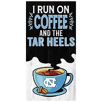 North Carolina Tar Heels 6" x 12" Coffee Wall Art