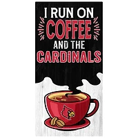 Louisville Cardinals 6" x 12" Coffee Wall Art