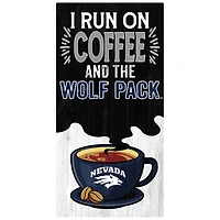 Nevada Wolf Pack 6" x 12" Coffee Wall Art
