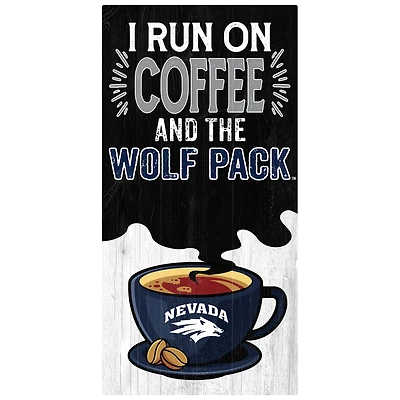 Nevada Wolf Pack 6" x 12" Coffee Wall Art
