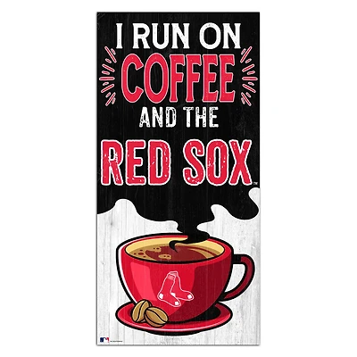 Boston Red Sox 6" x 12" Coffee Wall Art