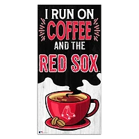 Boston Red Sox 6" x 12" Coffee Wall Art