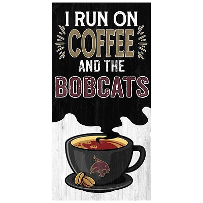 Texas State Bobcats 6" x 12" Coffee Wall Art