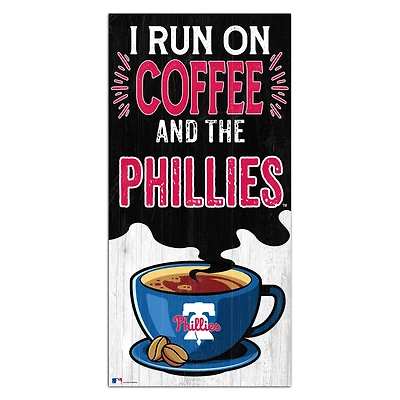 Philadelphia Phillies 6" x 12" Coffee Wall Art