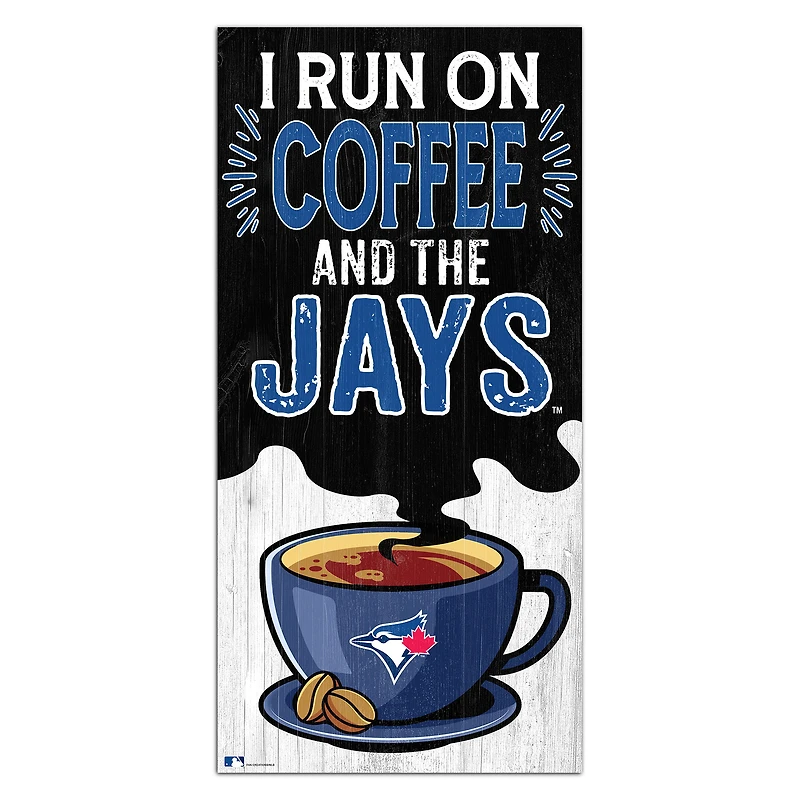 Toronto Blue Jays 6" x 12" Coffee Wall Art