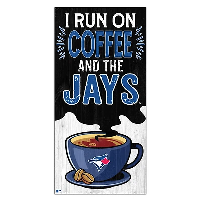 Toronto Blue Jays 6" x 12" Coffee Wall Art