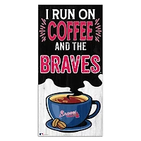 Atlanta Braves 6" x 12" Coffee Wall Art