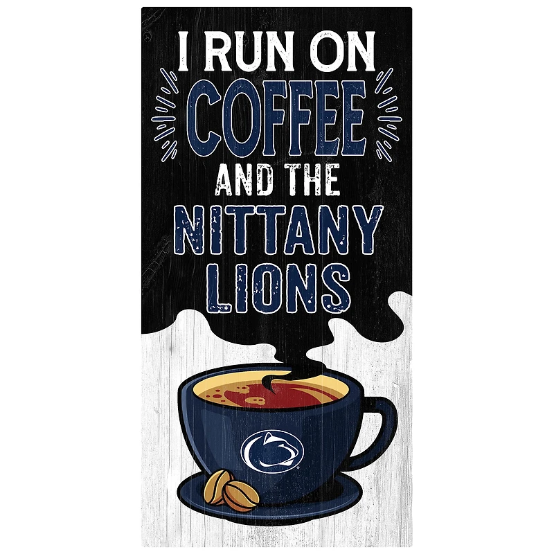 Penn State Nittany Lions 6" x 12" Coffee Wall Art