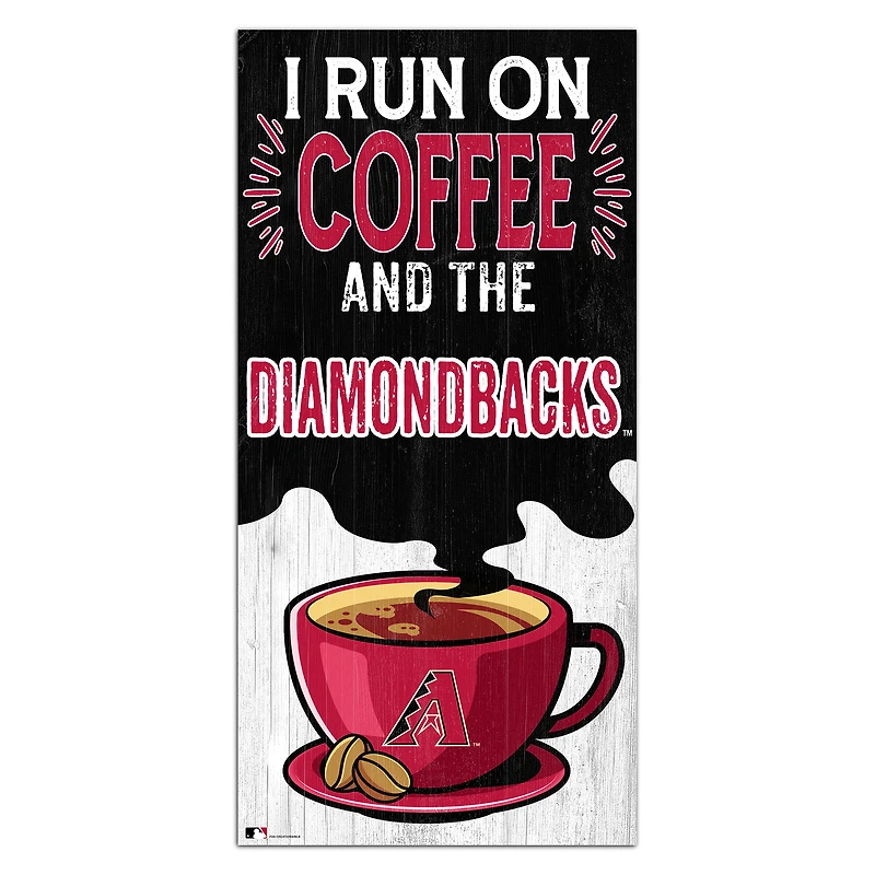 Arizona Diamondbacks 6" x 12" Coffee Wall Art