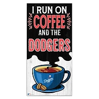 Los Angeles Dodgers 6" x 12" Coffee Wall Art